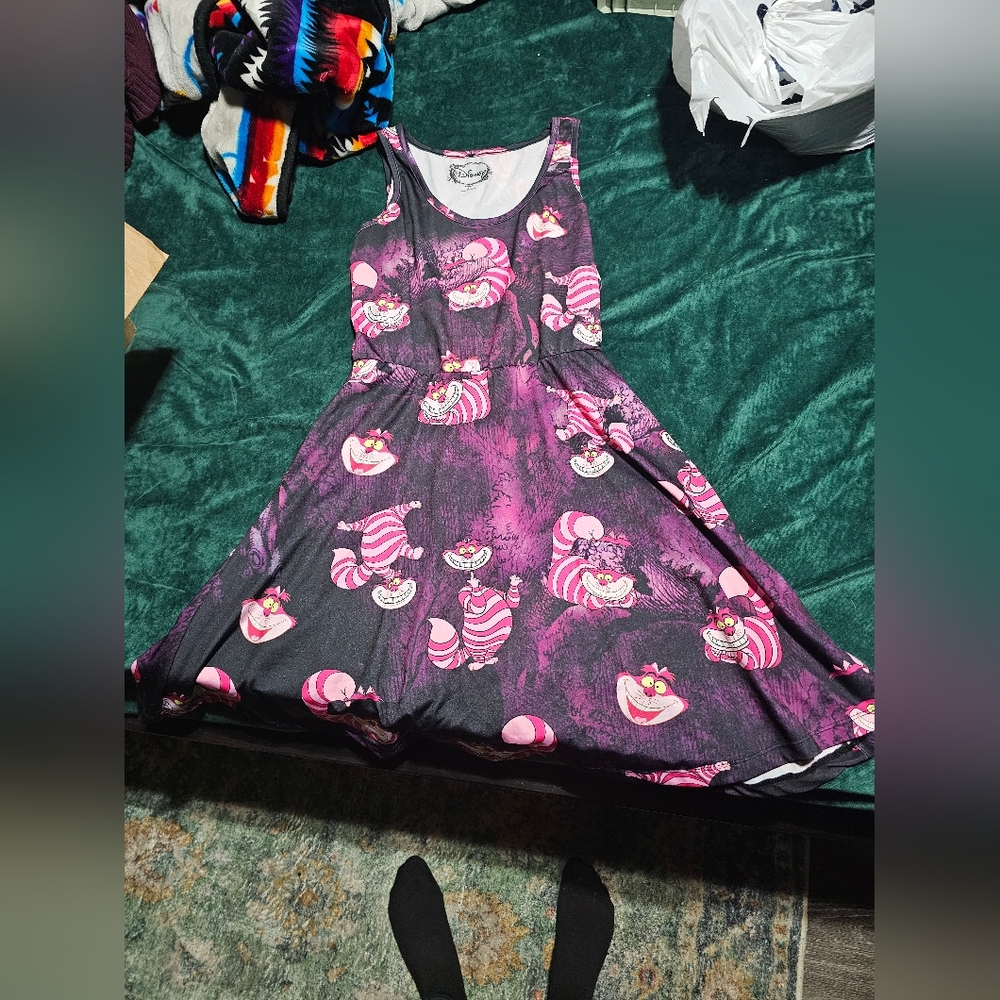 Disney Purple Cheshire cat dress